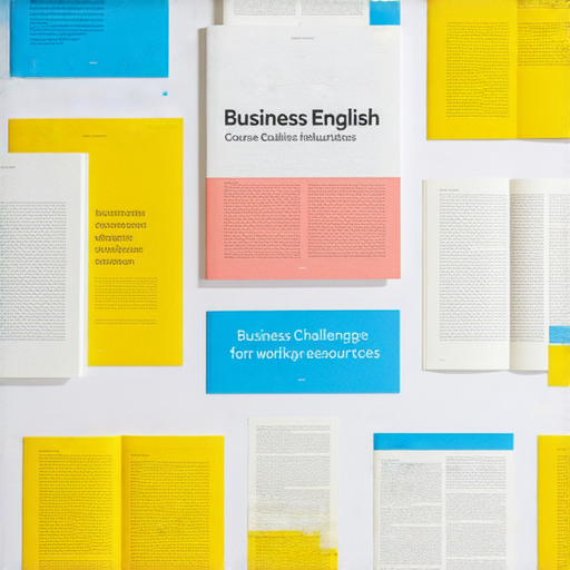 提升職場競爭力的商業英語課程與商務英語課程教材展示，圖中包含學習資源、課程大綱及互動學習環境，幫助職場人士增強英語能力以更好應對商業挑戰。