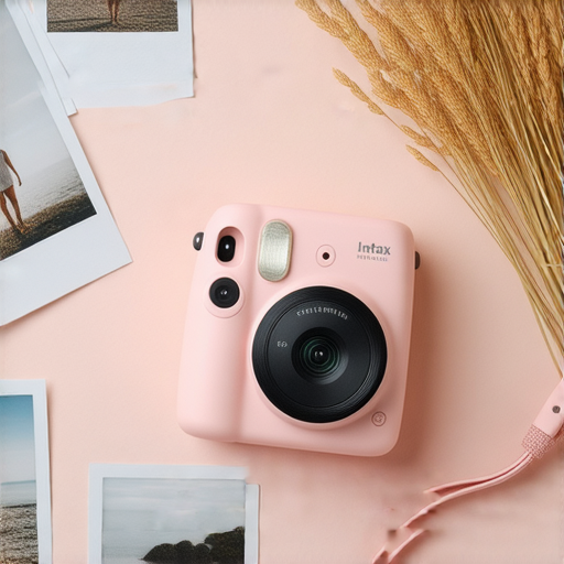 Instax Fujifilm相機展示，鮮豔相片即時打印，捕捉珍貴瞬間，吸引攝影愛好者，展現菲林相機獨特魅力，成為最佳拍攝夥伴。