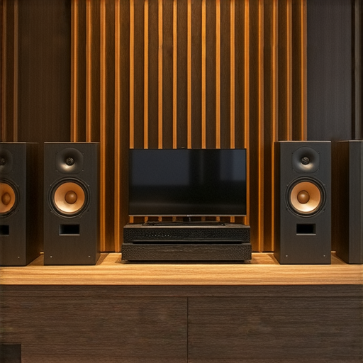音響箱專業服務提升音樂體驗，展示音響設備和精美音響箱的圖片，捕捉音樂愛好者探索音質秘密的瞬間，激發升級音響系統的興趣。