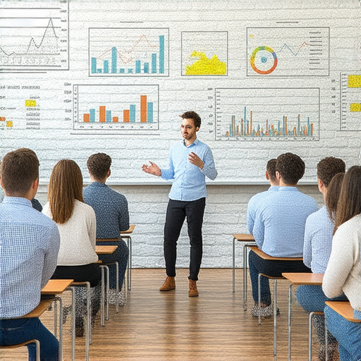 提升職場競爭力的商業英語課程與商務英語課程探討，展示學員積極學習的場景，強調溝通技巧和職場必備英語能力，增強職業發展。