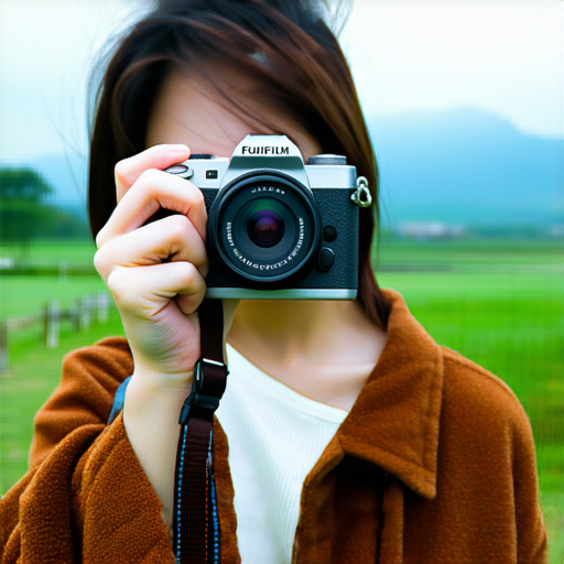 Fujifilm相機展現獨特瞬間，攝影愛好者正在戶外拍攝，周圍風景迷人，強調解鎖即影即有的魅力，體驗創意攝影的無限可能。