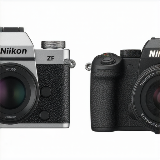 尼康最新相機Z FC與W300並排顯示，Z FC展現復古設計風格，W300則強調防水防摔功能，兩款相機的特點與創意設計一覽無遺，探索它們的隱藏秘密。