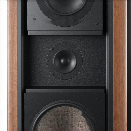 音響箱的內部組件展示，強調音質祕訣和專業服務，視覺呈現音響技術的精密與獨特，邀請觀眾探索全新聆聽體驗，提升音質享受。