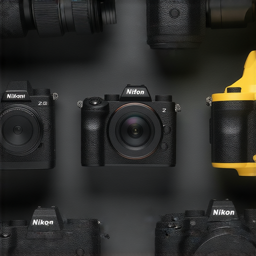 尼康Z FC相機展示，配合W300及新機型，展現攝影創意與專業服務，吸引攝影愛好者探索全新拍攝體驗與技術革新。