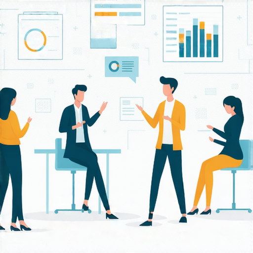 提升商業英語能力的有效課程介紹圖片，展示學員參與互動式商務英語學習，強調口語、寫作及職場交流技巧，幫助提升商業溝通能力和自信心。