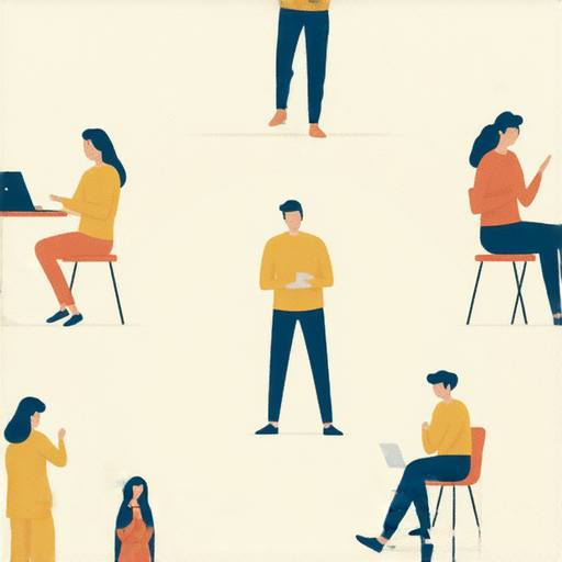 提升商業英語與商務英語課程學習效果技巧的插圖，展示多種學習方法如小組討論、角色扮演和案例分析，強調互動學習及實用技巧，幫助學生提高語言能力與商務溝通技巧。