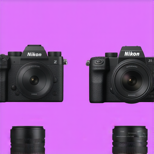 尼康最新款相機Z fc、W300展示圖，呈現各機型特色與精緻設計，適合專業攝影師與愛好者，探索尼康創新技術帶來的攝影魔力。