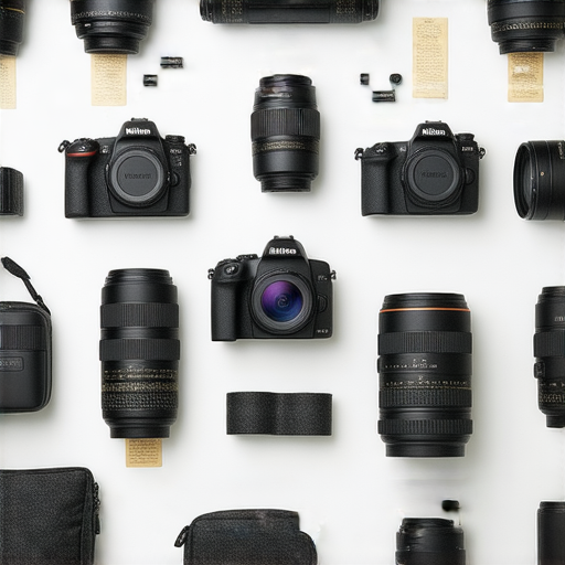 Nikon相機與鏡頭的價格標籤，展示專業攝影設備，折扣優惠吸引顧客，熱賣商品與專業服務等你來發掘，提升攝影技巧，成就精彩瞬間。