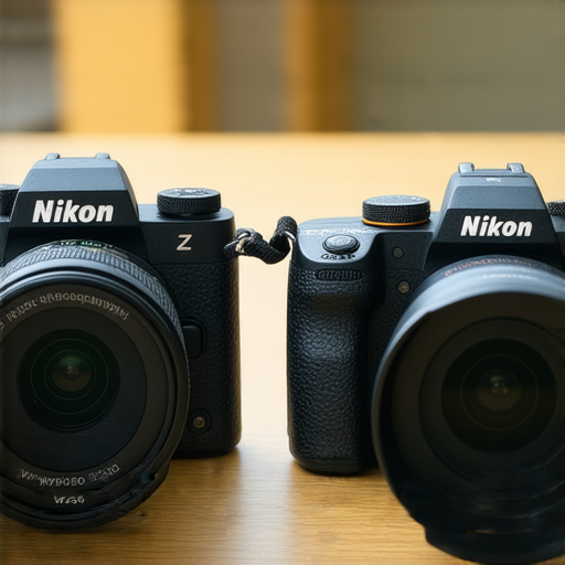 尼康Z fc和W300相機特寫圖，展示其設計與功能，探索隱藏潛能，提升攝影技巧，適合攝影愛好者的理想選擇。