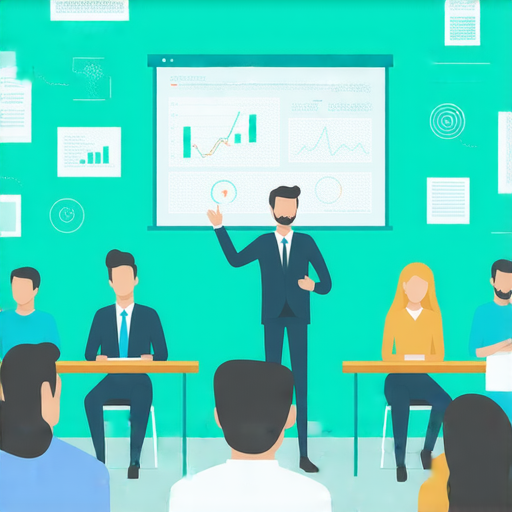 提升職場競爭力的商業英語課程介紹的圖片，展示學員學習商務英語的場景，強調提升英語溝通技巧與職場能力，助力職業發展與競爭優勢。