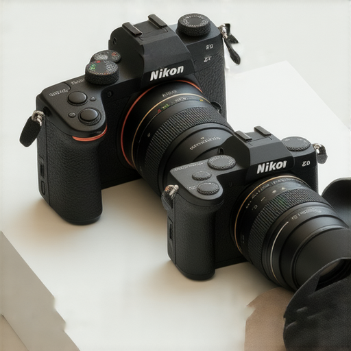 尼康 Z FC 與 W300 攝影器材展示，展現其獨特魅力與設計，吸引攝影愛好者探索專業攝影服務，體驗出色的拍攝效果及創意可能性。