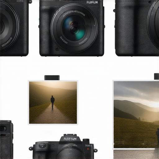 五款Fujifilm相機展示，展現各種拍攝場景與精彩瞬間，讓探索即影即有的魅力真實呈現，適合熱愛攝影的你捕捉每個珍貴時刻。