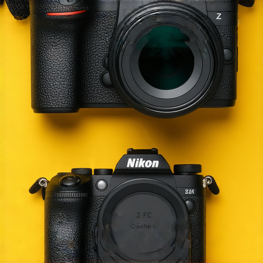 Nikon Z FC相機及Coolpix系列探索圖，展現專業攝影技巧，強調設備細節及功能，吸引攝影愛好者，了解專業服務，提升攝影水平。