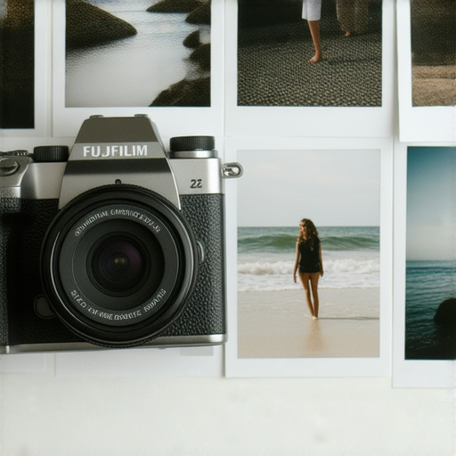 Fujifilm相機展示，攝影師正捕捉瞬間之美，探索即影即有的魅力。專業服務介紹，凸顯攝影技術和作品美感。