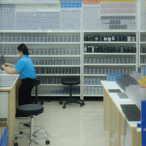 深水埗相機維修中心內部，專業技術人員正在維修SONY相機和CANON相機，提供高品質服務，吸引顧客體驗最新優惠活動，展現專業知識與精湛技術。