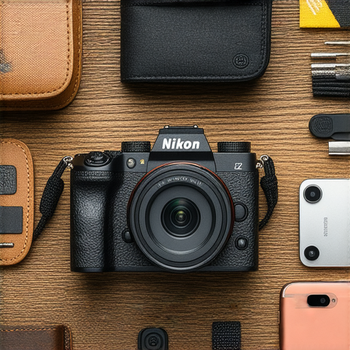尼康Z FC及W300相機特寫展示，強調其新世代攝影技術與設計，適合旅行和日常拍攝，讓攝影愛好者瞬間升級作品質感。