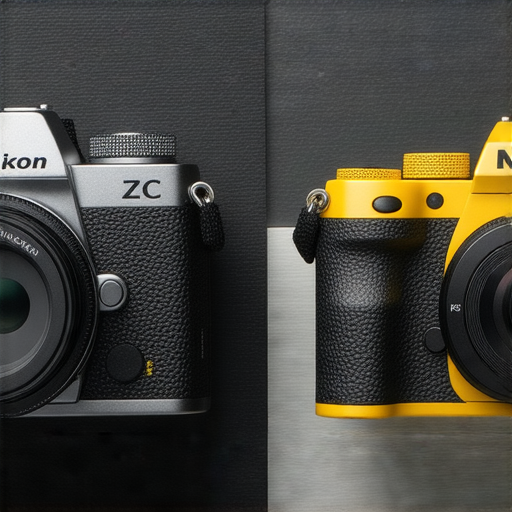尼康Z FC與W300相機展示，特色設計與專業性能，吸引攝影愛好者探索新世代攝影，點擊了解專業服務及產品資訊。
