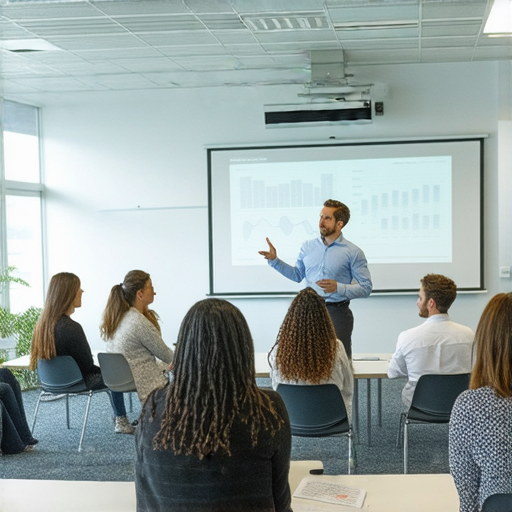 商業英語課程中學習商務溝通技巧，提升職場競爭力，幫助專業人士在國際商業環境中自信表達，增強職涯發展機會，實現職場成功。