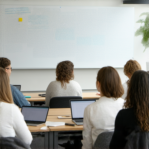 提升商業英語能力的最佳商務英語課程推薦圖片，展示多位學員在教室中專注學習，強調商務溝通技巧和英語會話的重要性，適合希望提升職場競爭力的專業人士。