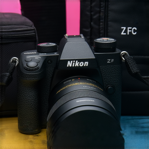 尼康Z FC相機與最新相機系列展示，專業攝影師操作相機捕捉畫面，展現精緻設計與高效能，探索攝影新境界，服務助您捕捉每瞬間。