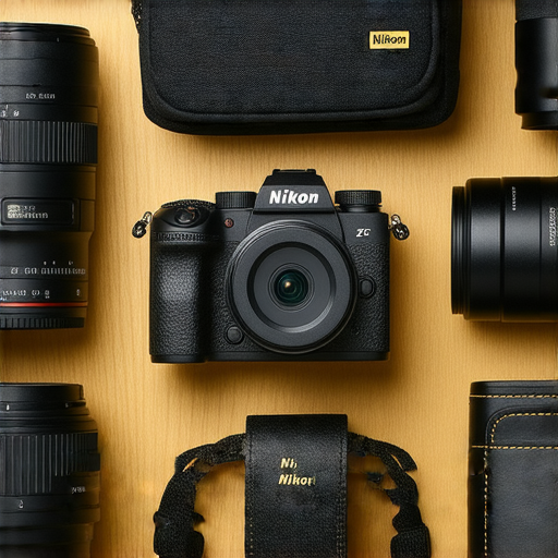 尼康Z fc相機與其他攝影設備的展示，捕捉精彩瞬間，凸顯專業攝影服務的品質與技術，讓每一張照片都呈現無與倫比的細緻與美感。