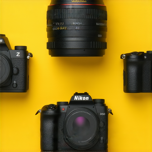 Nikon Z FC與Coolpix W300的相機展示，強調其獨特功能及設計，吸引攝影愛好者探索攝影新視界，提供專業服務的訊息，展現攝影創作的魅力。