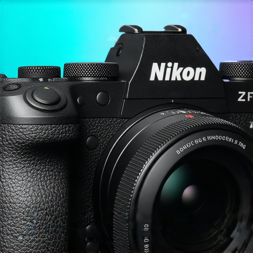 Nikon Z fc 攝影器材特寫展示，強調其獨特魅力與專業服務，適合探索攝影新境界的愛好者，展現出相機的設計與功能。
