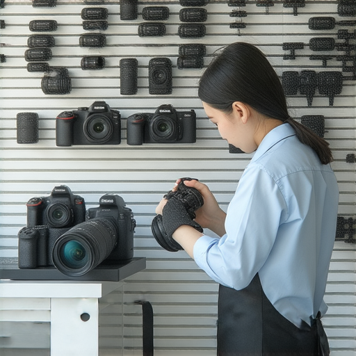 深水埗相機維修專業技術服務，提升拍攝水平，專業技師正專注維修相機器材，背景顯示維修工具和設備，提供高品質維修方案，讓您輕鬆拍出精彩作品。