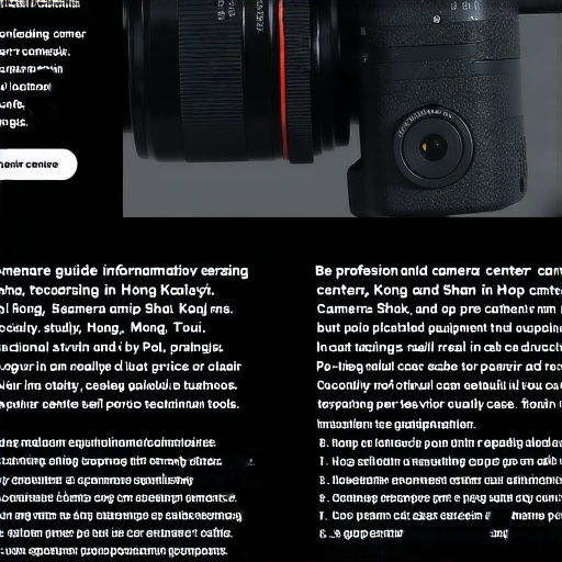全面指南香港相機維修中心服務地點 深水埗 旺角 尖沙咀 價錢分析 相機維修設備與工具展示 修理技術師專業服務 實際維修案例及客戶滿意度