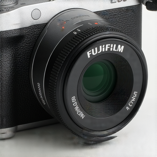 Fujifilm 相機展示，捕捉每一瞬間的美好，產品特寫顯示其設計與功能，適合攝影愛好者即影即有的需求。