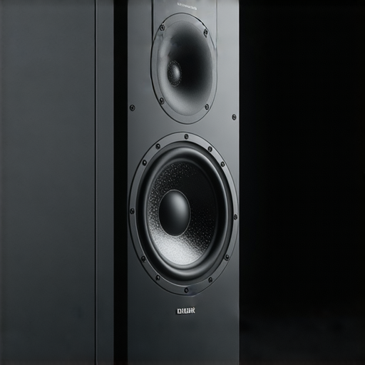 全方位音效驚艷的音響箱，展示專業設計與科技，強調音質還原和音響效果，立刻吸引使用者體驗專業服務。