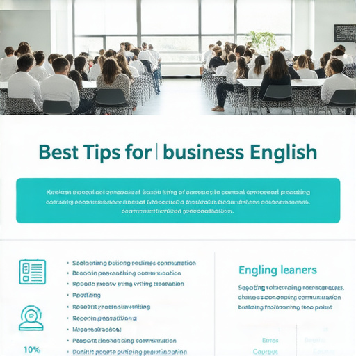 提升商業英語能力的最佳商務英語課程秘訣圖示，展示學員專注學習情境，強調商業溝通技巧、報告寫作及會議表達的重要性，助您選擇適合的商務英語課程。