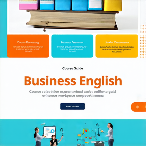 提升職場競爭力的商業英語課程與商務英語課程選擇指南圖片，展示學習資源、課程特色及學生互動，幫助提升專業英語能力，並強化商業溝通技能。