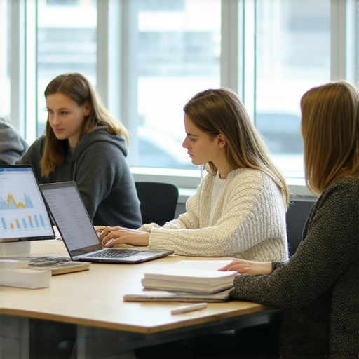 提升職場競爭力的商業英語課程及商務英語課程選擇指南，展示學生在課堂上學習商業英語的場景，提供學習資源及實用技巧，幫助參加者提升英語能力及職場表現。