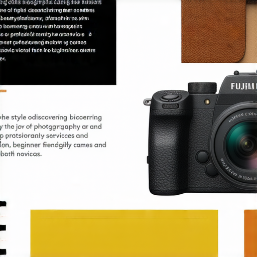 發掘攝影潛能的Fujifilm相機推薦，展示專業攝影服務及簡單入門技巧，吸引攝影愛好者及新手探索攝影世界。