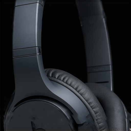 Beats耳機展示音質與設計，耳機細節特寫，展示時尚外觀與舒適貼合，適合全方位享受音樂的絕佳選擇，強調音質的重要性與流行潮流。