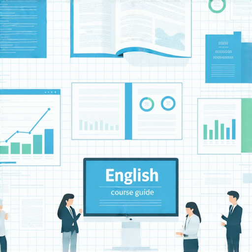 提升職場競爭力的商業英語課程和商務英語課程指南圖示，展示學習資源、課程內容和專業技能，幫助學員掌握商業英語，提高職場表現和競爭力。