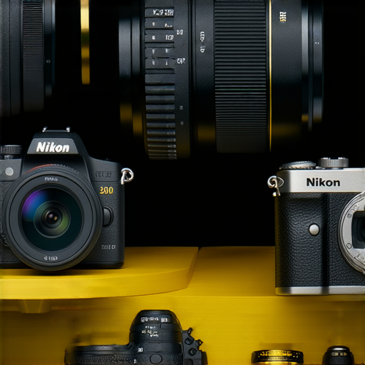 尼康攝影全系列產品展示，包括ZFC相機和W300相機，展現多樣化攝影選擇，適合各種拍攝需求，展現尼康品牌的卓越技術與創新設計。