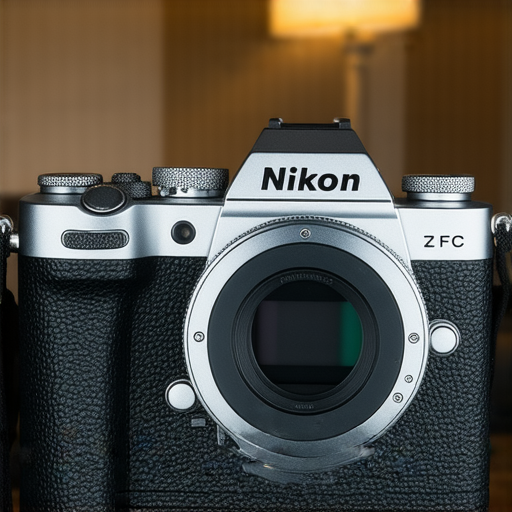 Nikon Z FC相機展示，強調其復古設計與現代科技結合，展示攝影功能及精美細節，是專業攝影師的理想選擇，探索最佳攝影利器。