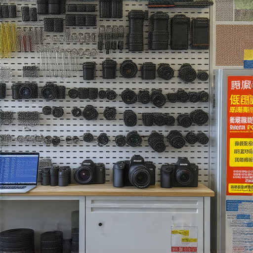 深水埗相機維修中心提供專業SONY和CANON相機維修服務的圖片，展示優質維修工具和技術人員專注於修理相機，吸引客戶了解最新優惠信息。