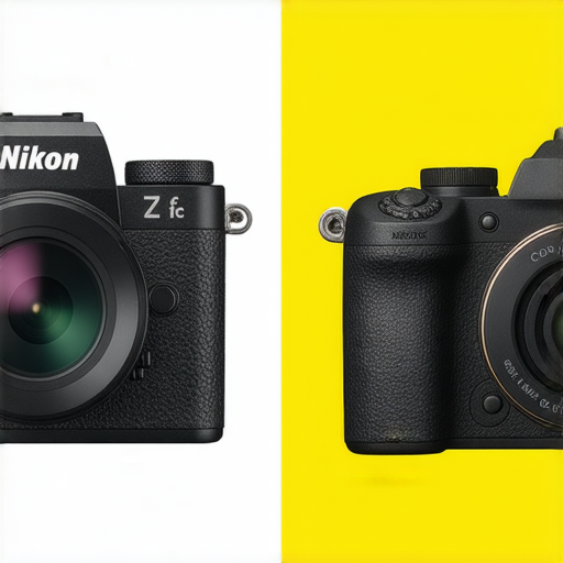 Nikon Z fc與Coolpix W300相機，展示其設計與功能，Z fc融合復古風格與現代技術，Coolpix W300具備防水抗摔特性，適合戶外拍攝，探索新世代相機的創新。