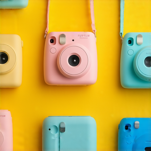 探索Fujifilm即影即有的攝影魔力，展示不同型號的相機及其專業服務，吸引攝影愛好者立即選擇心儀產品，準備隨時捕捉美好瞬間的氛圍。