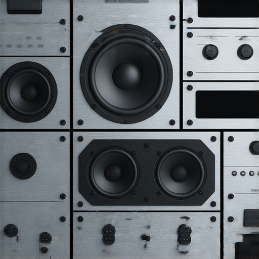 揭開音響箱的神秘面紗，展示專業服務與隱藏技巧的圖片，包含音響設備的細節與特寫，強調高品質音響系統的重要性，吸引音響愛好者的注意。