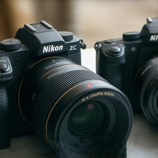 Nikon Z FC相機與Coolpix W300特寫，展現數位攝影的全新可能，專業服務推廣，完美捕捉生活中的每一刻，探索攝影世界的神秘面紗，立即了解攝影新技術