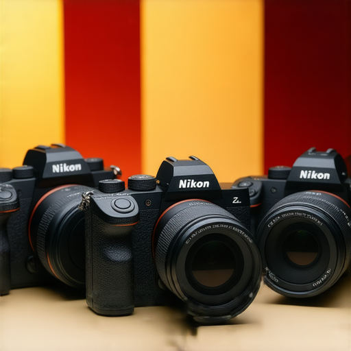 尼康Z fc與W300相機展示在創意攝影場景中，呈現攝影魅力，吸引攝影愛好者探索專業服務，點燃創意之火。