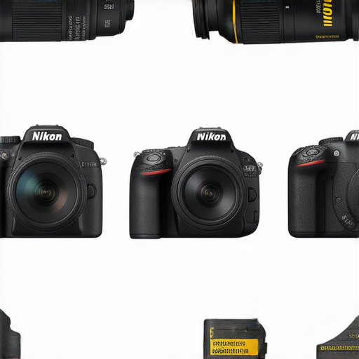 Nikon相機與鏡頭展示，突出各款產品的價格標籤，配合專業服務介紹，教導消費者如何選擇最划算的相機設備，提升拍攝體驗。