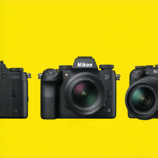 尼康新世代攝影神器示範圖，包含Z FC相機、W300防水型相機及X系列產品，完美呈現專業攝影功能，探索尼康最新技術與創新設計，立刻體驗攝影的魅力！
