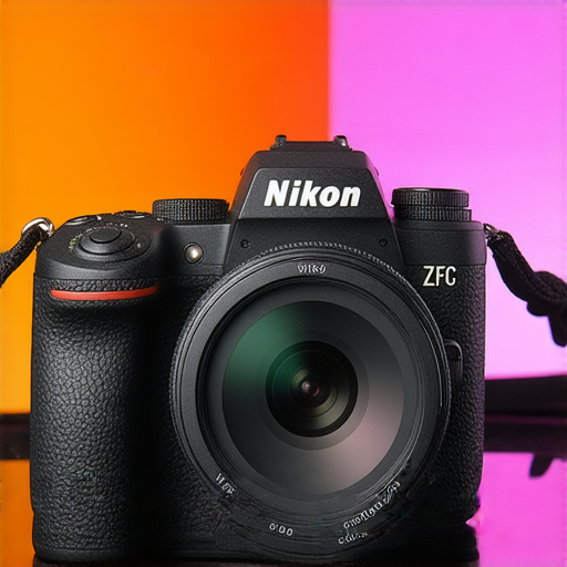 Nikon相機系列展示圖，包括Z FC和W300型號，強調其專業性能與設計，適合捕捉每一刻的精彩，讓攝影愛好者深入了解相機功能及專業服務選項。