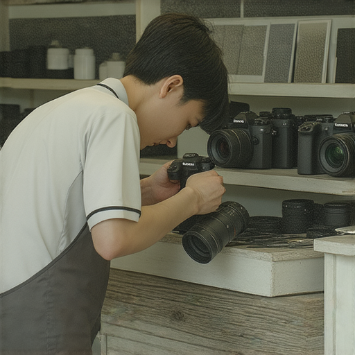 香港相機維修專業服務的技術人員修理相機，展現精湛技藝，提升攝影愛好者拍攝熱情，讓攝影作品重獲新生，探索維修秘訣，重新投入拍攝。