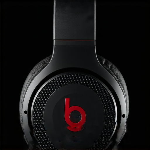 揭開 Beats 頭戴耳機的神秘面紗，展現耳機特寫與音質細節，強調專業服務帶來的音質革命，讓使用者立即沉浸在極致音效體驗中。
